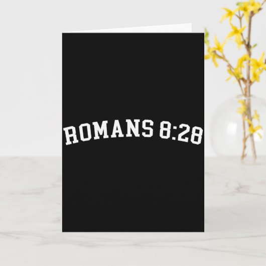 Römer 8_28 karte (Gelbe Blume)