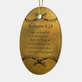 Römer-8:28 Keramik Ornament (Links)