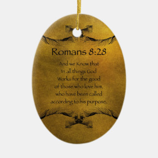Römer-8:28 Keramik Ornament