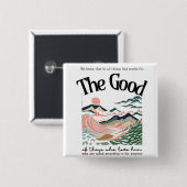 Römer 8:28 Kunstwerk Button (Vorne & Hinten)