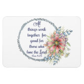 Römer 8:28 magnet (Horizontal)