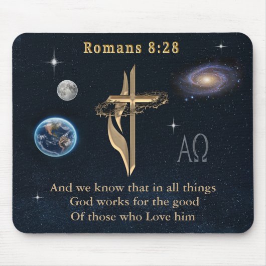 Römer 8:28 mousepad (Vorne)