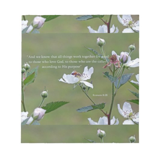 Römer 8:28 notizblock (Vorderseite)