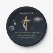 Römer 8:28 pappteller (Vorderseite)