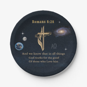 Römer 8:28 pappteller