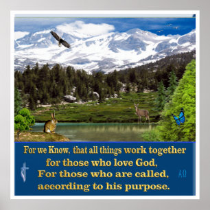 Römer 8:28 Poster