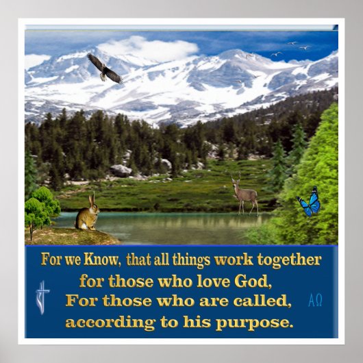 Römer 8:28 Poster (Vorne)