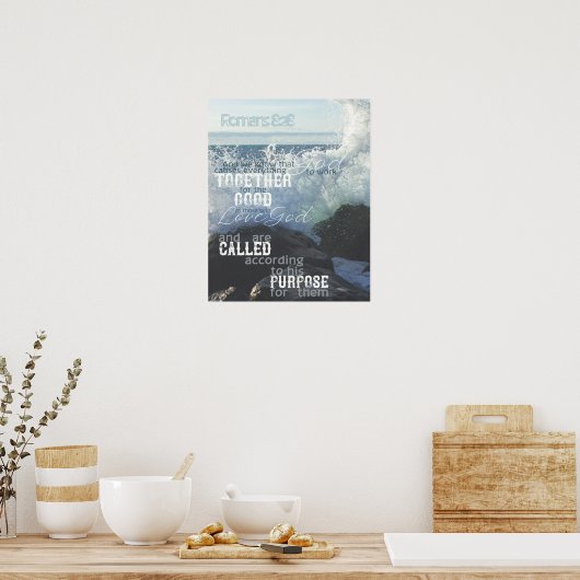 Römer 8:28 Poster (Küche)