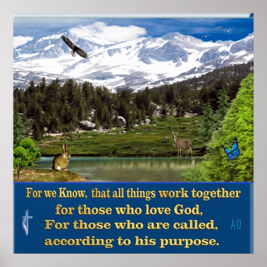 Römer 8:28 Poster (Vorne)