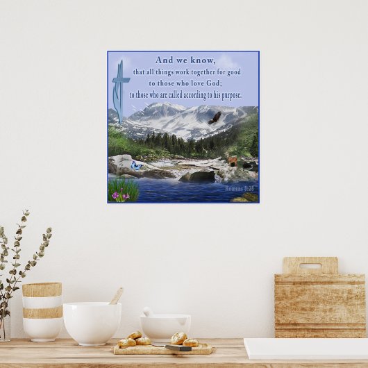 Römer 8:28 Poster (Küche)