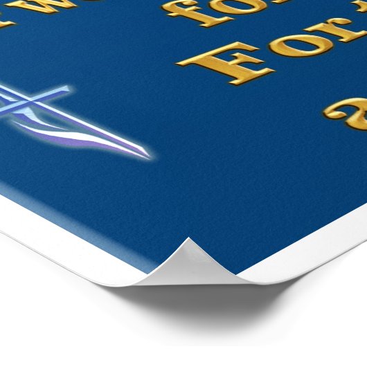 Römer 8:28 Poster (Ecke)