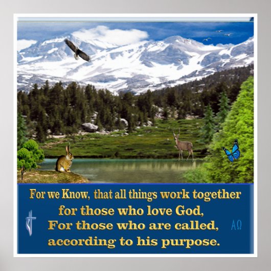 Römer 8:28 Poster (Vorne)