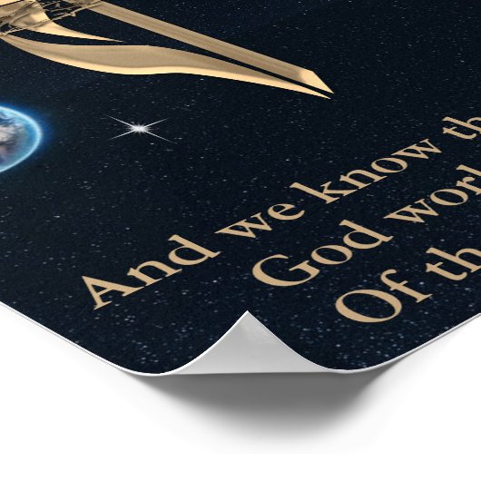 Römer 8:28 poster (Ecke)