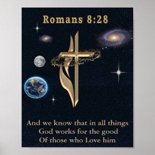 Römer 8:28 poster