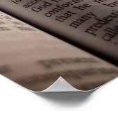 Römer 8:28 [Print] Poster (Ecke)