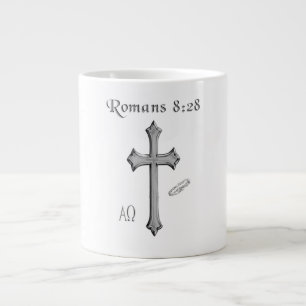 Römer 8:28 Produkte Jumbo-Tasse