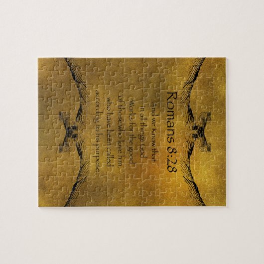 Römer-8:28 Puzzle (Horizontal)