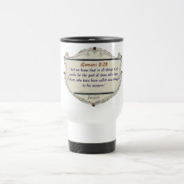 Römer 8,28 Schild Christliche Reisetasche Tasse