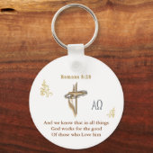 Römer 8:28 schlüsselanhänger (Vorderseite)
