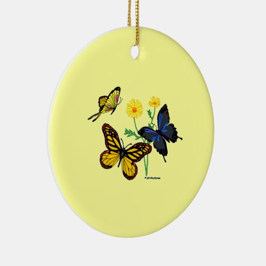 Römer-8:28 Schmetterlinge Keramik Ornament (Rechts)