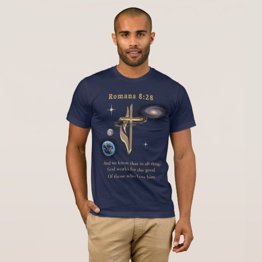 Römer 8:28 T-Shirt (Vorne ganz)