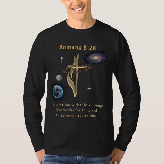 Römer 8:28 T-Shirt (Vorderseite)