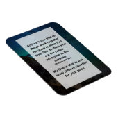 Römer 8:28 Und wir wissen, dass alles funktioniert Magnet (Rechte Seite)