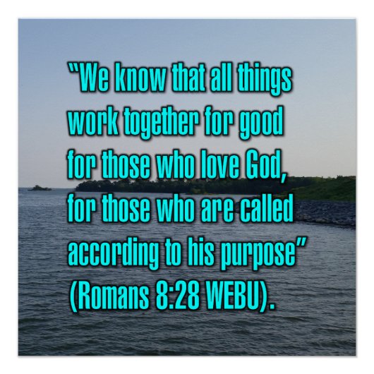 Römer 8:28 WEBU Poster (Vorderseite)