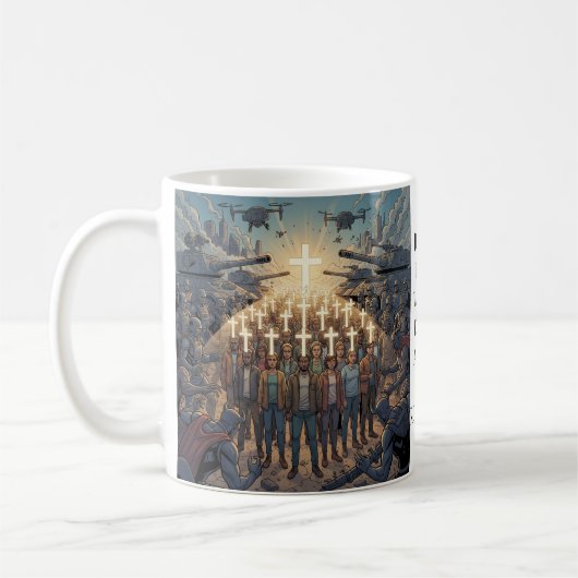 Römer 8:31 kaffeetasse (Links)