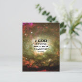 Römer 8:31 postkarte (Stehend Vorderseite)
