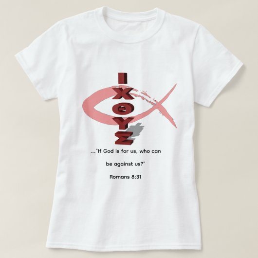 Römer 8:31 T-Shirt (Design vorne)