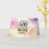 Römer 8:31 Wenn Gott für uns ist, der gegen uns se Karte (Gelbe Blume)