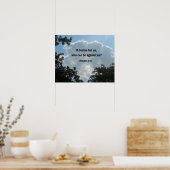 Römer 8:31 Wenn Gott für uns sein soll.. Poster (Küche)