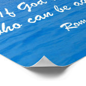 Römer 8:31b poster (Ecke)