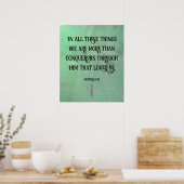 Römer 8:37 poster (Küche)
