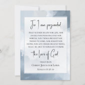 Römer 8:38-39 Liebe der Christlichen Bibelkarte Go (Vorderseite)