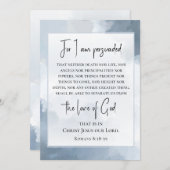 Römer 8:38-39 Liebe der Christlichen Bibelkarte Go (Vorne/Hinten)