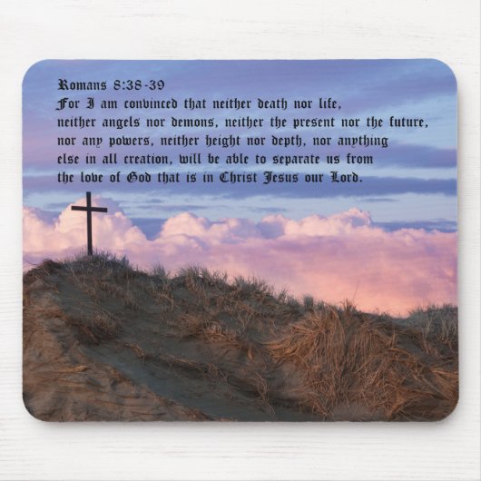 Römer 8:38-39 mousepad (Vorne)