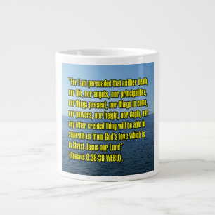 Römer 8:38-39 WEBU Mug Jumbo-Tasse