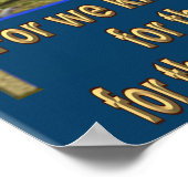 Römer 8:38 christliches Poster (Ecke)