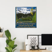 Römer 8:38 christliches Poster (Heimbüro)