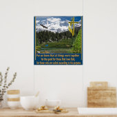 Römer 8:38 christliches Poster (Küche)