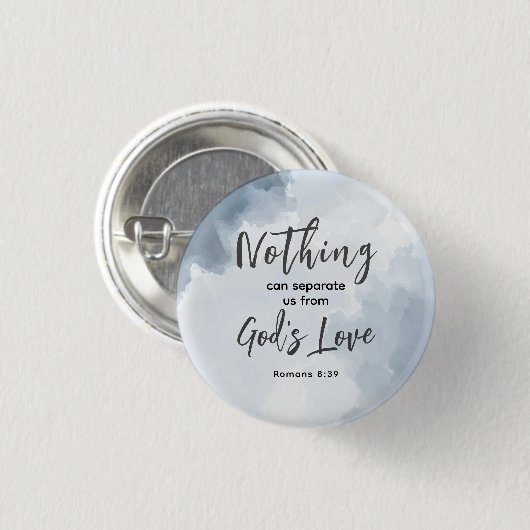 Römer 8:39 Liebe Bibelverse Christlich Button (Vorne & Hinten)