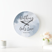 Römer 8:39 Liebe Bibelverse Christlich Große Wanduhr (Zuhause)