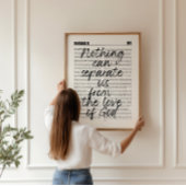 Römer 8 Kapitel Christliche Mauer drucken Poster