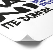 Römer gehen Zuhause! Graffiti Poster (Ecke)