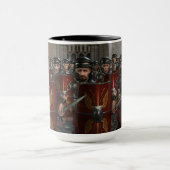 Römer marschieren in die Tasse des Krieges (Zentrum)