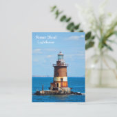 Romer Shoal Leuchtturm Postkarte (Stehend Vorderseite)