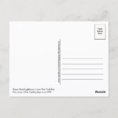 Romer Shoal Leuchtturm Postkarte (Rückseite)