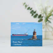 Romer Shoal Lighthouse Guardian of New York Harbor Postkarte (Stehend Vorderseite)